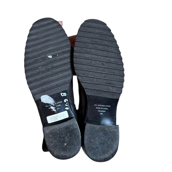 Lord & Taylor Dark Brown Leather Zip Up Ankle Boots | Size Woman’s 6 - Picture 7 of 9